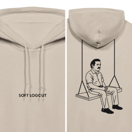 Lonely Swing "Soft Logout" Meme | Fleece-Hoodie